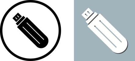 einzigartig USB Fahrt Symbol Design vektor