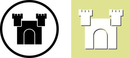 einzigartig Schloss Symbol Design vektor