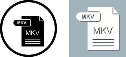 mkv Symbol Design vektor