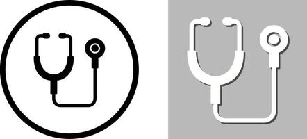 Stethoskop-Icon-Design vektor