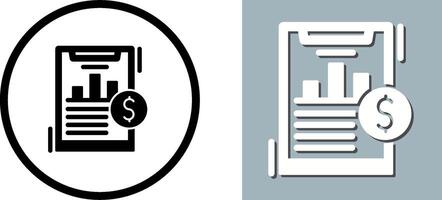 finanziell Analytik Symbol Design vektor