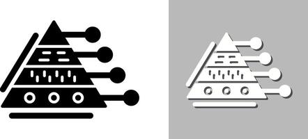 Pyramide Graph Symbol Design vektor