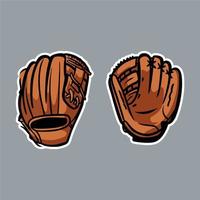 Baseballhandschuhe Logo Symbol Vektor Asset