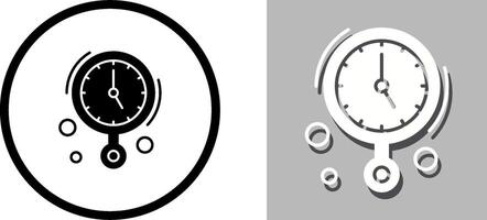 Wanduhr-Icon-Design vektor