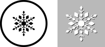 snö flaga ikon design vektor