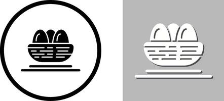 Eier-Icon-Design vektor