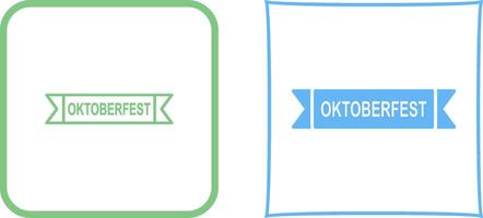 Oktoberfest Banner Symbol Design vektor