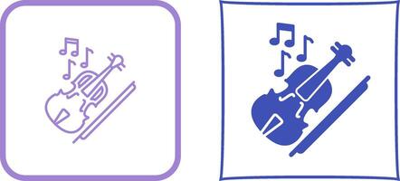 Violine Symbol Design vektor