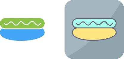 Hot-Dog-Icon-Design vektor