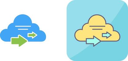 Cloud-Computing-Icon-Design vektor