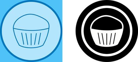 Schokolade Muffin Symbol Design vektor