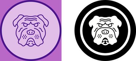 Bulldogge Symbol Design vektor