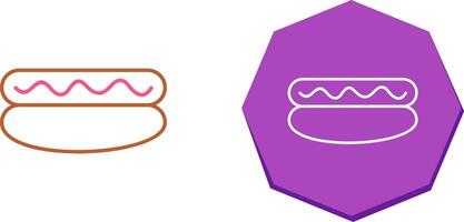 Hot-Dog-Icon-Design vektor