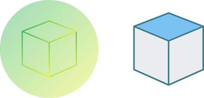 kubisk design ikon design vektor