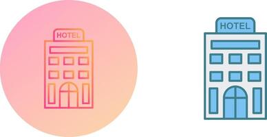 Hotel-Icon-Design vektor