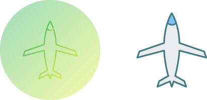 Flugzeug-Icon-Design vektor