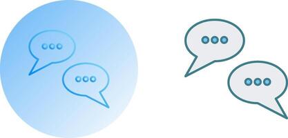konversation bubblor ikon design vektor