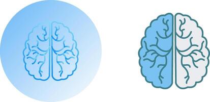 Gehirn-Icon-Design vektor