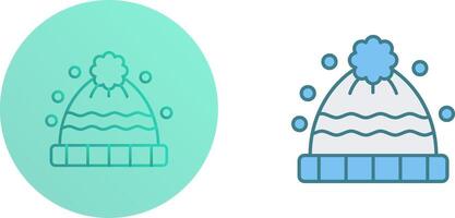 Winterhut-Icon-Design vektor