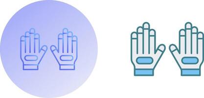 Handschuh-Icon-Design vektor
