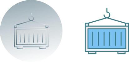 Container-Icon-Design vektor