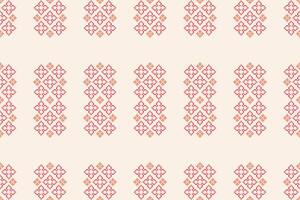 traditionell etnisk motiv ikat geometrisk tyg mönster korsa stitch.ikat broderi etnisk orientalisk pixel brun grädde bakgrund. abstrakt, illustration. textur, halsduk, dekoration, tapeter. vektor