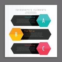 abstrakt modern Schritte Möglichkeit bunt Infografik Design Banner vektor