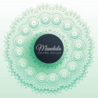 bunt Mandala Dekoration Hintergrund Design vektor