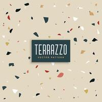 modern Terrazzo Textur Design Hintergrund vektor