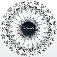Mandala Dekoration Design Muster Hintergrund vektor