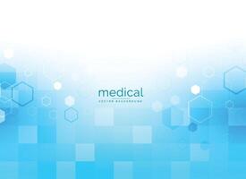 medizinisch Hintergrund im hell Blau Farbe vektor