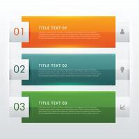 modern tre steg infographic mall design för företag presentation, webbplatser eller wrkflow diagram layouter vektor