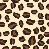 Leopard drucken wiederholen Muster Design vektor