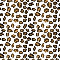 Leopard drucken wiederholen Muster golden Design vektor