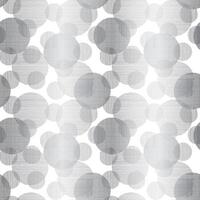 elegant Silber geometrisch Muster Design auf Weiß Hintergrund mit Kreise vektor
