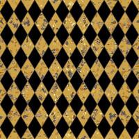 Gold schwarz Terrazzo Stein Textur nahtlos Muster Design auf geometrisch Hintergrund vektor