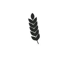 Weizen, Ernte, Getreide, Landwirtschaft Symbol. Illustration, eben Design. vektor