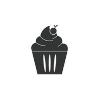 Kuchen Zeichen Symbol Illustration Design Vorlage vektor