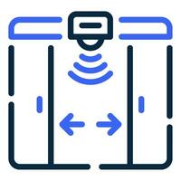 Tür Sensor Symbol zum Netz, Anwendung, Infografik, usw vektor