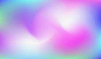 abstrakt Strudel Hologramm Hintergrund. Gradient Gittergewebe lila Hintergrund. minimalistisch holographisch Flüssigkeit Hintergrund. Neon- opaleszierend Banner. vektor