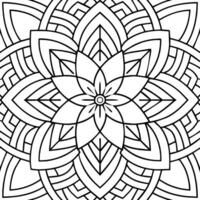 svart och vit mönster design ,blommig design vektor