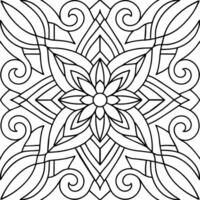enkel svart och vit mönster design vektor