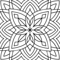 svart och vit mönster design ,blommig design vektor