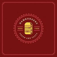 Burger Logo Illustration. vektor