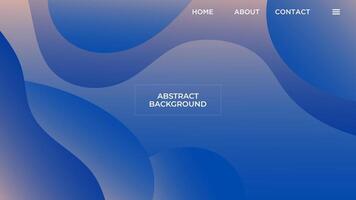 abstrakt Blau Gradient Hintergrund glatt Flüssigkeit bunt Design mit geometrisch Formen Vorlage gut zum modern Webseite, Hintergrund, Startseite Design vektor