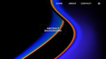 abstrakt dunkel Hintergrund elegant Gradient Gittergewebe glatt Orange Blau bunt Design Vorlage gut zum modern Webseite, Hintergrund, Startseite Design vektor
