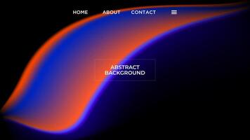 abstrakt dunkel Hintergrund elegant Gradient Gittergewebe glatt Orange Blau bunt Design Vorlage gut zum modern Webseite, Hintergrund, Startseite Design vektor