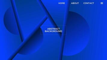 abstrakt Blau Gradient Hintergrund glatt Flüssigkeit bunt Design mit geometrisch Formen Vorlage gut zum modern Webseite, Hintergrund, Startseite Design vektor