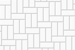 Weiß Korb weben Fliese Mosaik Muster. Damm Layout. Badezimmer, Dusche oder Toilette Fußboden Dekoration. Küche Backsplash Textur. Stein oder Keramik Backstein Mauer Hintergrund vektor