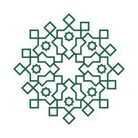 arab amerikan arv månad mosaik- design element vektor